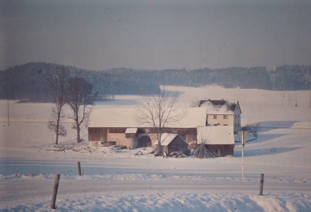 the same farm in winter